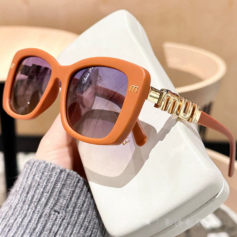 Elegant Cat-Eye Sunglasses – UV400 Polarized, Face-Slimming Chic